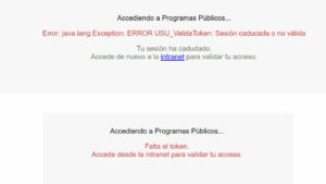 Acceso restringido mediante integración con datos de validación de usuarios